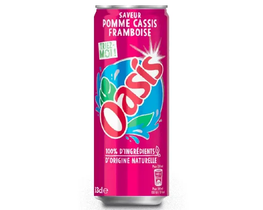 Oasis Pomme Cassis Framboise 33 cl